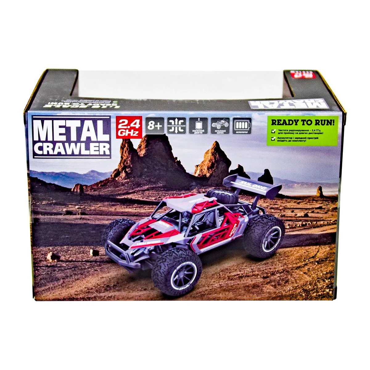 Автомобиль Sulong Toys Metal Crawler р/к 1:16 оранжевый металл пластик