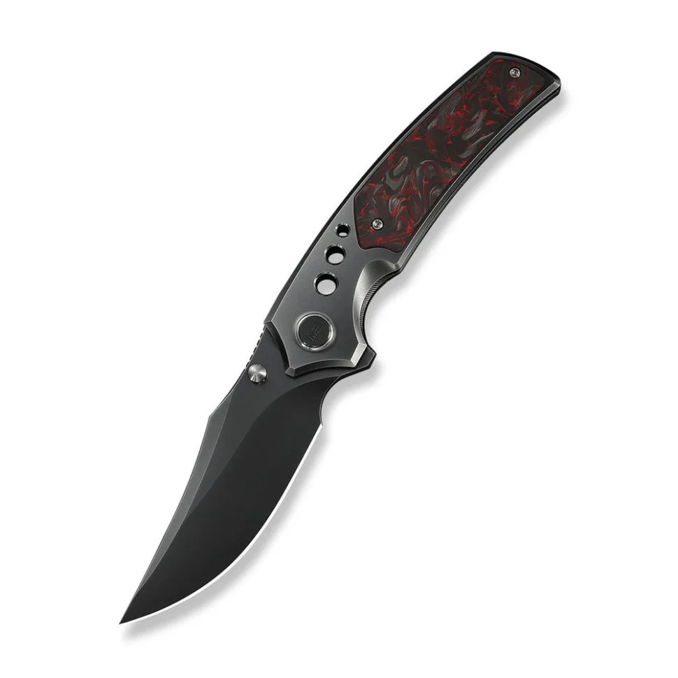 Нож Weknife титановый 220,3 мм серый с карбоном 58-60 HRC