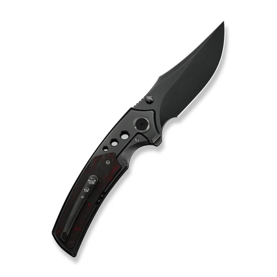 Ніж Weknife титановий 220,3 мм сірий з карбоном 58-60 HRC