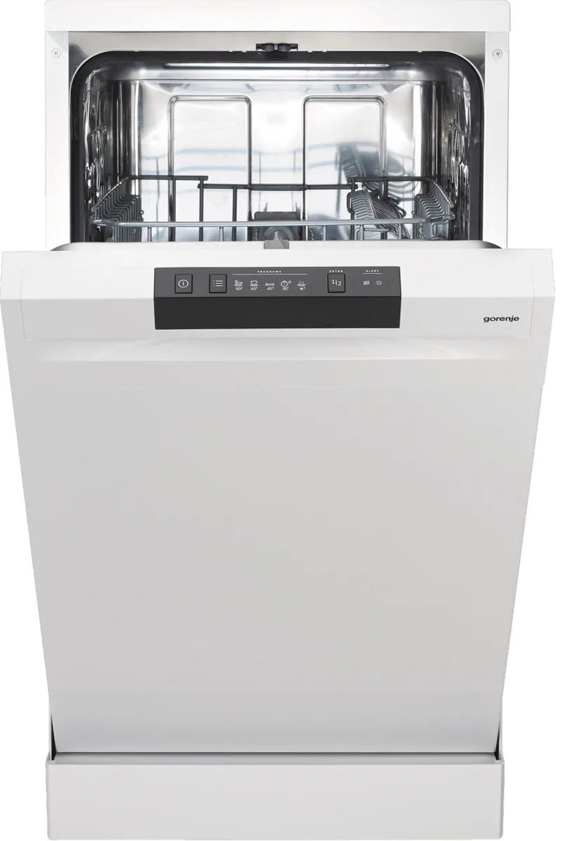 Посудомийна машина Gorenje Нержавіюча сталь 44,8х84,5х60 см Білий 9 комплектів 5 програм