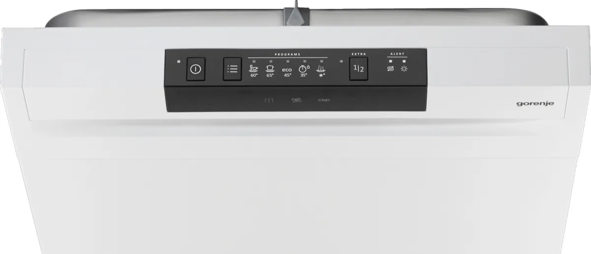Посудомийна машина Gorenje Нержавіюча сталь 44,8х84,5х60 см Білий 9 комплектів 5 програм