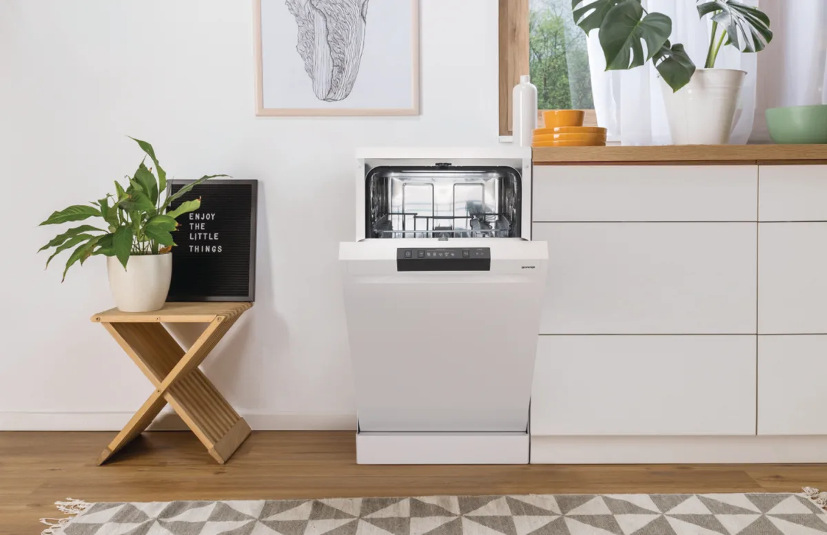 Посудомийна машина Gorenje Нержавіюча сталь 44,8х84,5х60 см Білий 9 комплектів 5 програм