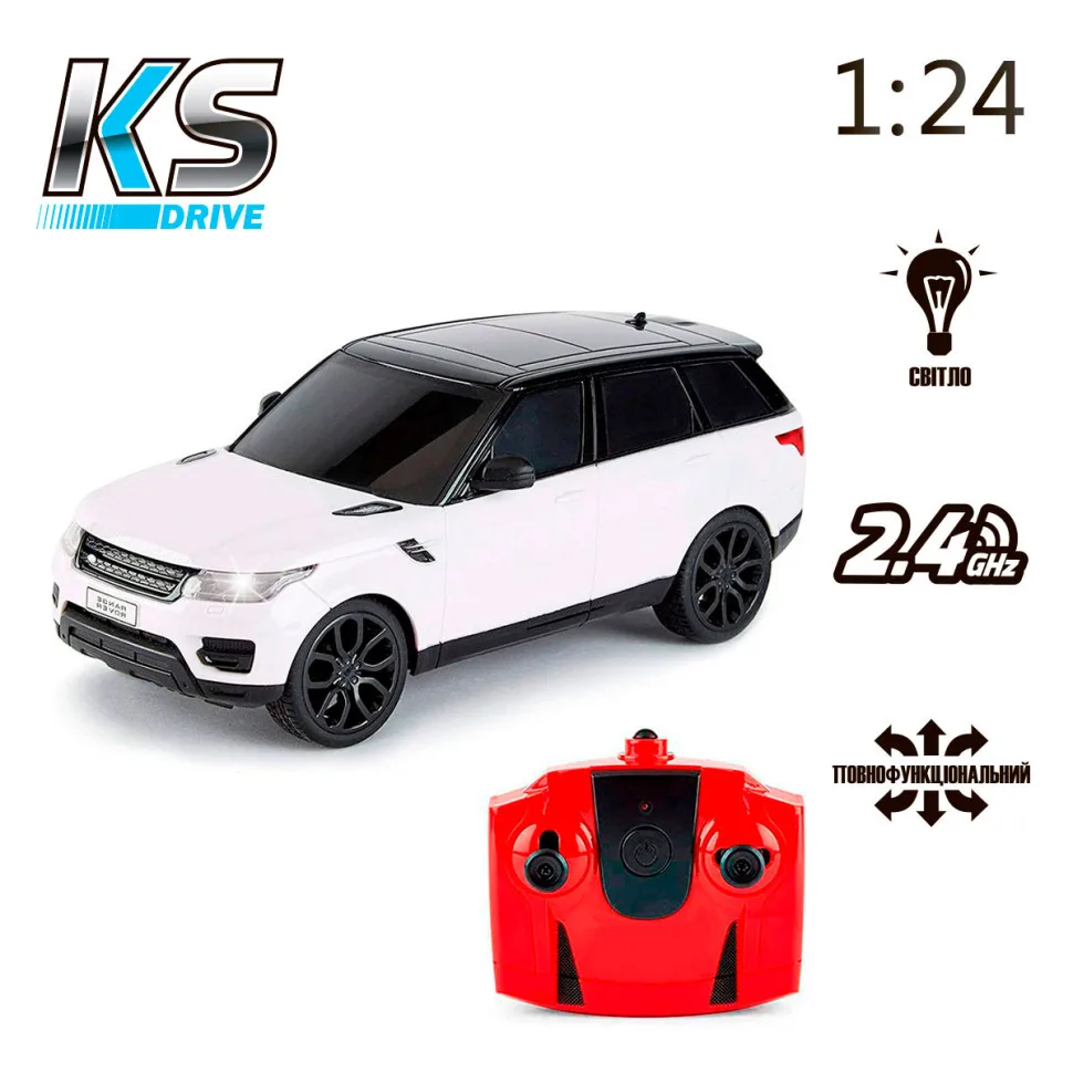 Автомобиль на радиоуправлении KS Drive пластик 1:24 чёрный
