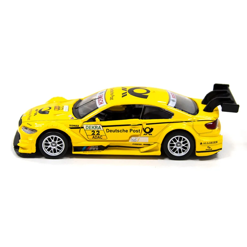 Детская автомодель TechnoDrive металлическая 1:18 жёлтая