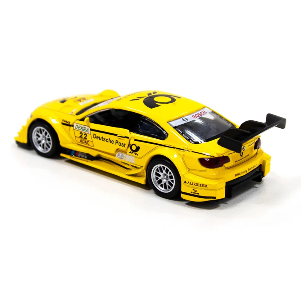 Детская автомодель TechnoDrive металлическая 1:18 жёлтая