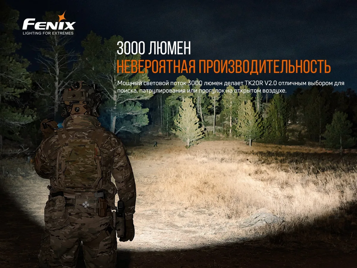 Ліхтар ручний Fenix алюмінієвий 152х34х25,4 мм білий