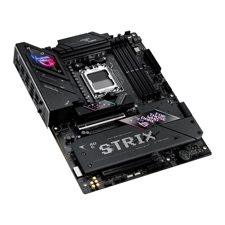 Материнcька плата ASUS ROG STRIX B850-E GAMING WIFI sAM5 B850 4xDDR5 M.2 HDMI DP USB Type-C Wi-Fi BT ATX