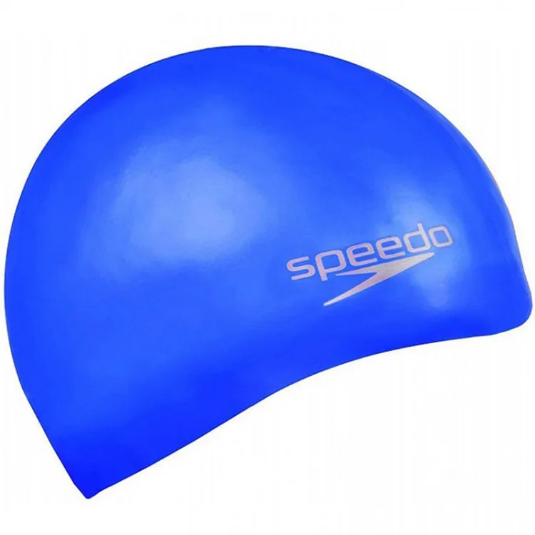 Шапка для плавання Speedo силікон OSFM синя