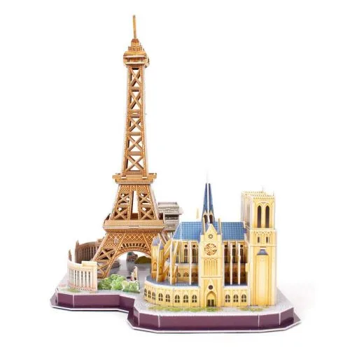 Тривимірна головоломка-конструктор City Line Paris CubicFun 3D пазл для дітей та дорослих.