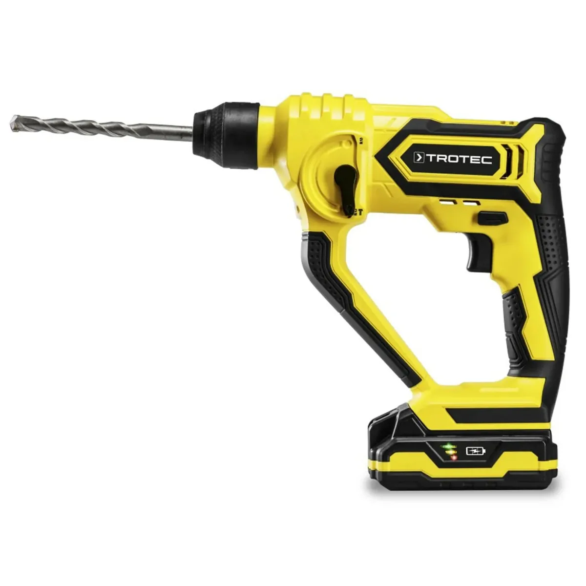 Перфоратор акумуляторний Trotec 20V 2Аг 1,6 кг Жовтий