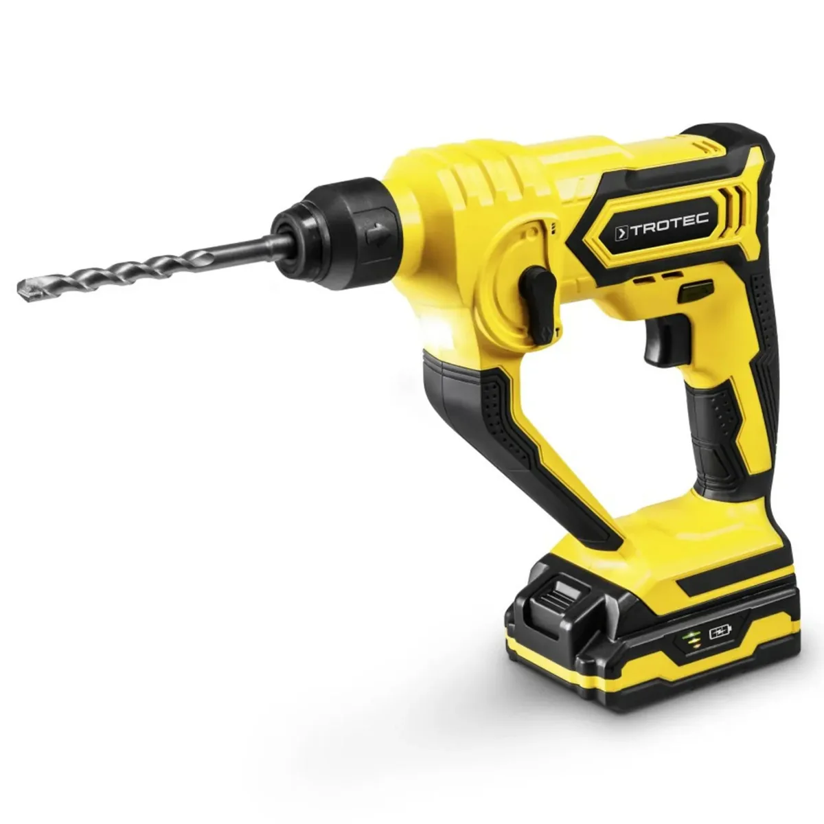 Перфоратор акумуляторний Trotec 20V 2Аг 1,6 кг Жовтий