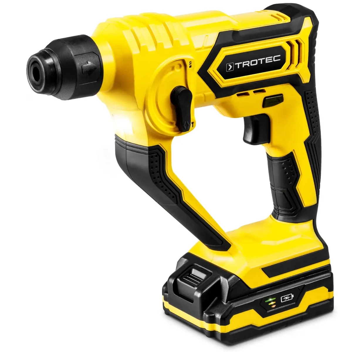 Перфоратор акумуляторний Trotec 20V 2Аг 1,6 кг Жовтий