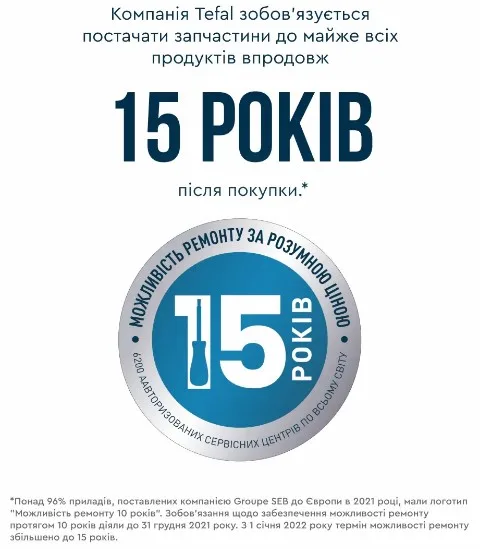 Занурювальний блендер Tefal 1000 Вт нержавіюча сталь сірий 20 швидкостей