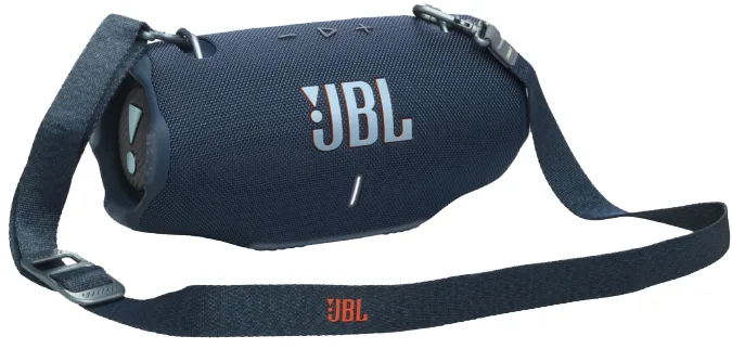 Портативна акустика JBL синя 2 динаміки 50 Вт 29,7х14,9х14,1 см