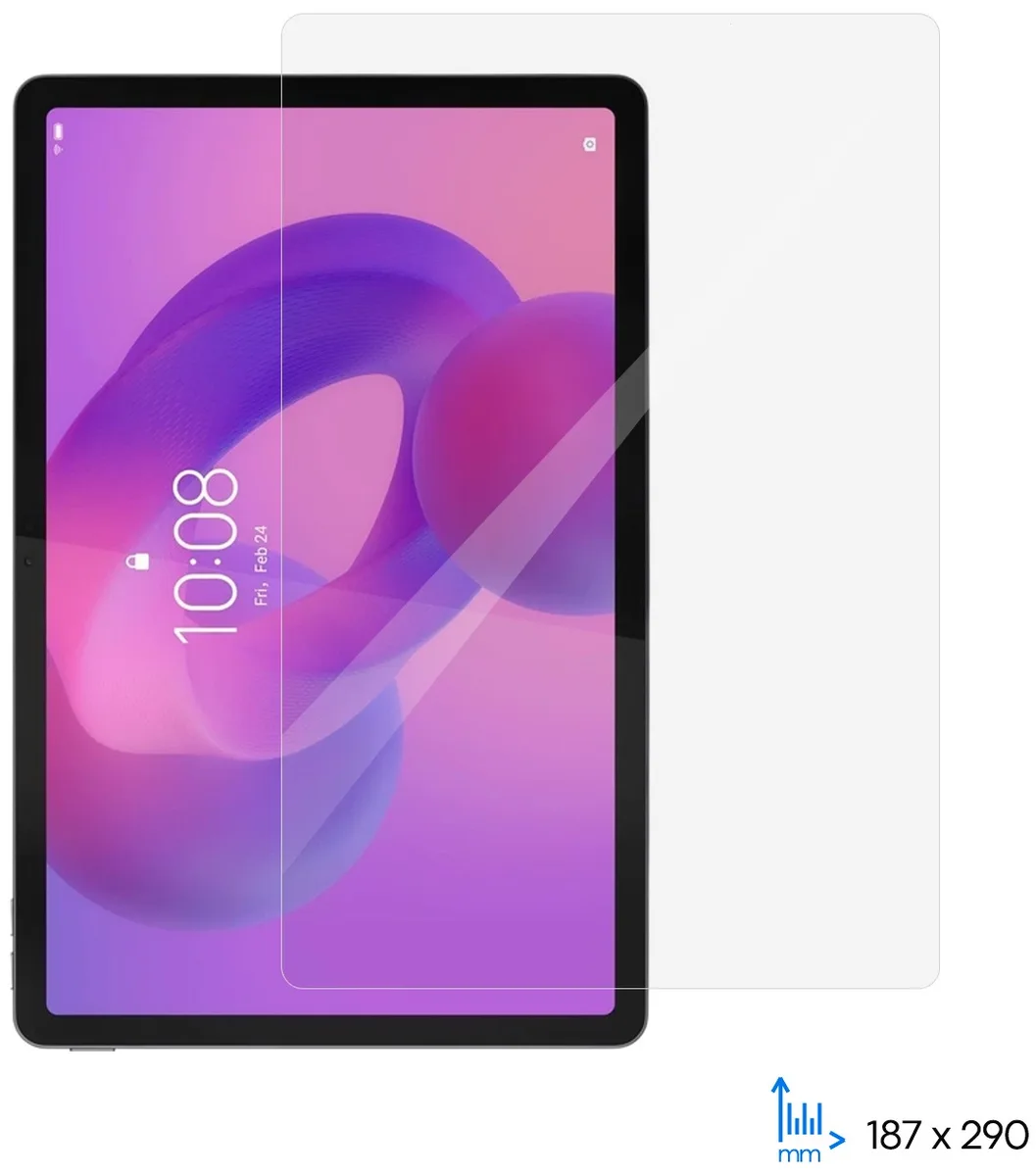 Захисне скло 2E для Lenovo Idea Tab Pro 12.7" (2025) , 2.5D, прозорий