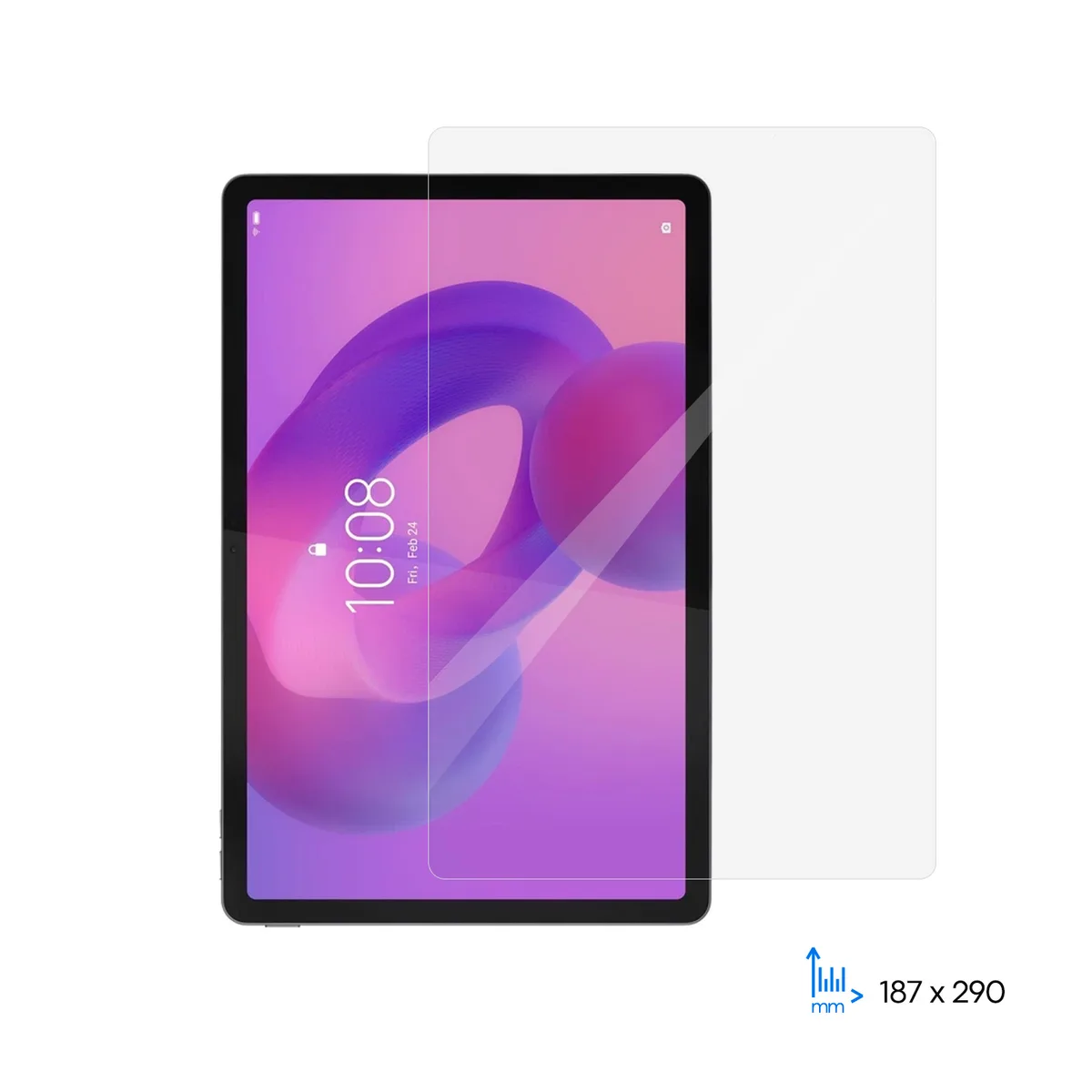 Захисне скло 2E для Lenovo Idea Tab Pro 12.7" (2025) , 2.5D, прозорий