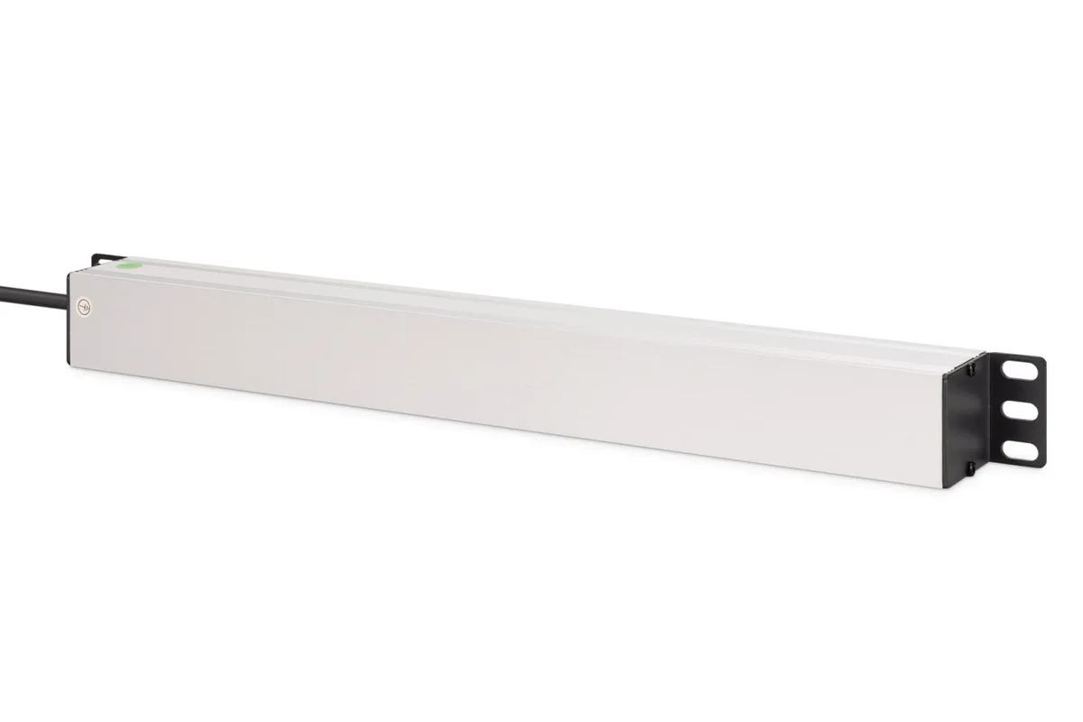 Пристрій розподілу електроживлення DIGITUS 1U, 9xSchuko, 16A, 250V, вилка C20