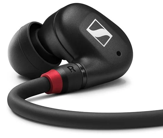 Навушники Sennheiser динамічні дротові вакуумні 10 мм чорні