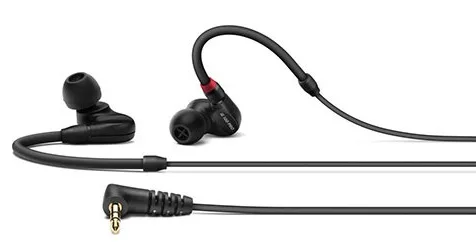 Навушники Sennheiser динамічні дротові вакуумні 10 мм чорні