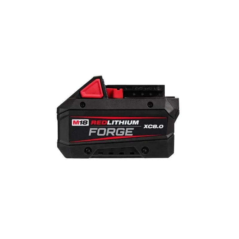 Акумулятор Milwaukee Redlithium Forge 18В 8Аг для електроінструментів швидка зарядка тривала робота