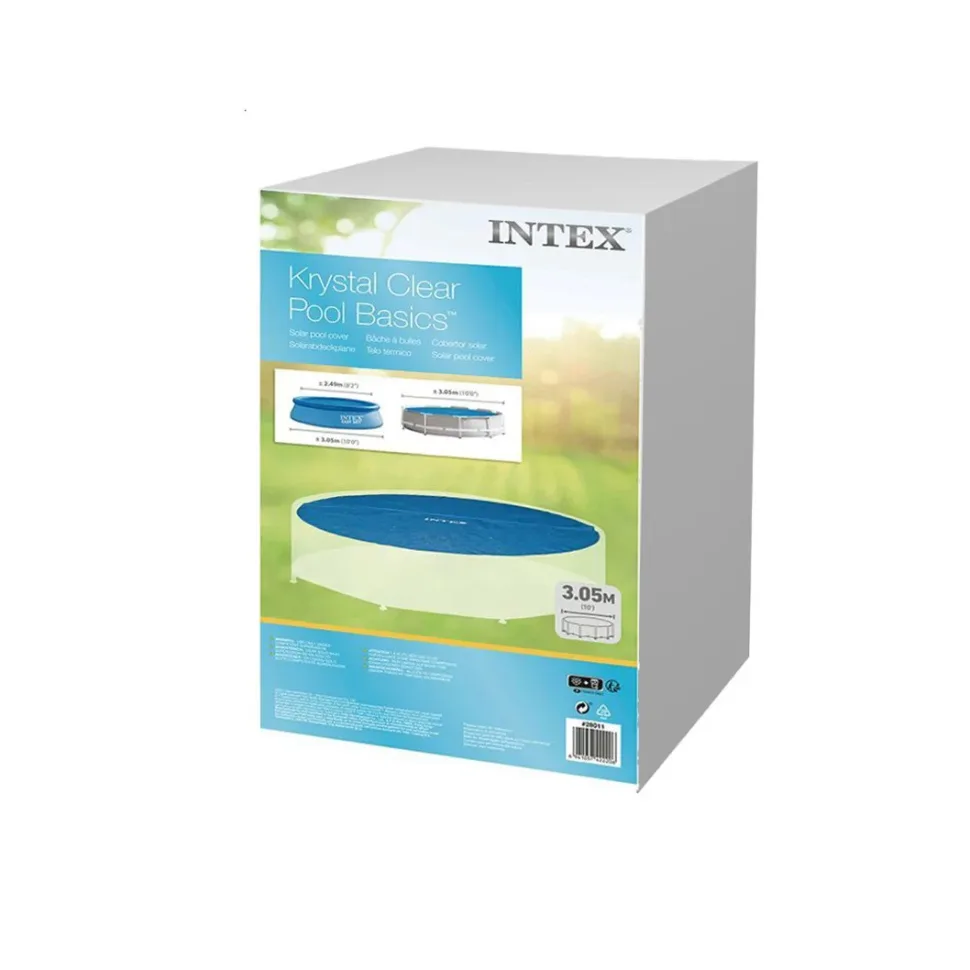 Теплозберігаюче покриття Intex 28011 290 см поліетилен синє