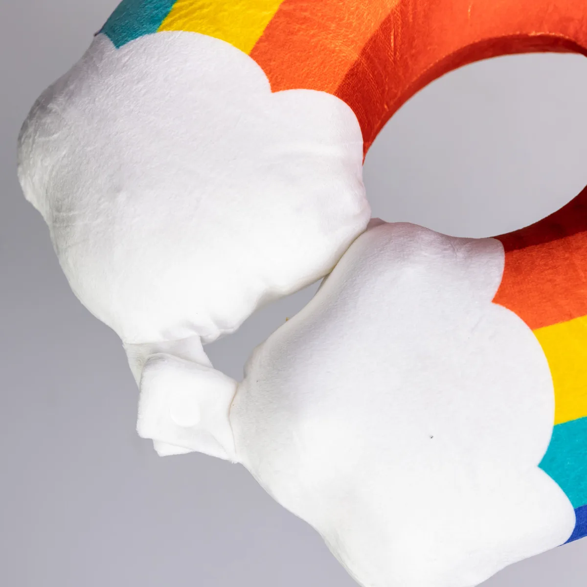 Подушка для шиї Rainbow U-подібна Memory Foam 30х30 см Синя
