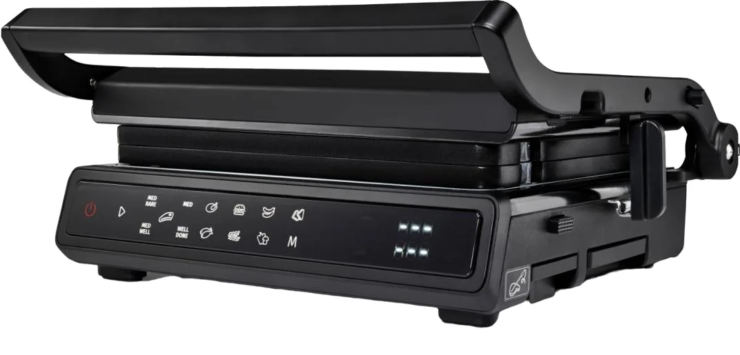 Електрогриль Hisense 1600 Вт 280х240 мм Чорний