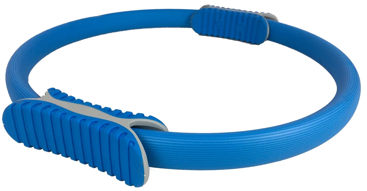 Кольцо для пилатеса EasyFit полипропилен EVA 38 см синее