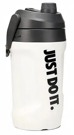 Пляшка Nike FUEL JUG поліпропілен 1893 мл біла антрацит чорна