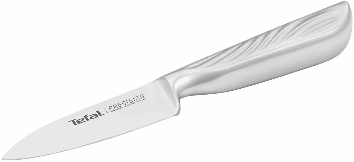 Ніж для овочів Tefal Precision, 9 см, з нержавіючої сталі - ідеальний кухонний інструмент для точного нарізання.
