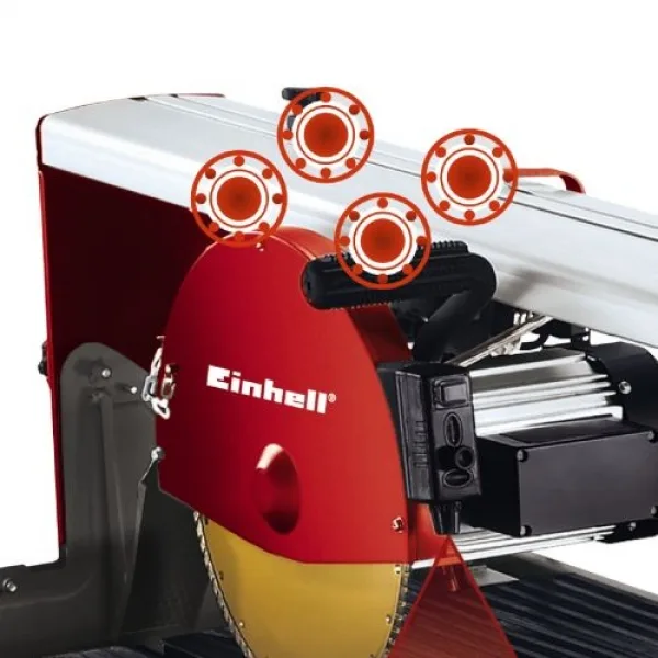 Верстат для різки каменю Einhell 2200Вт настільний каменеріз з лазером диск 300мм для професійного використання