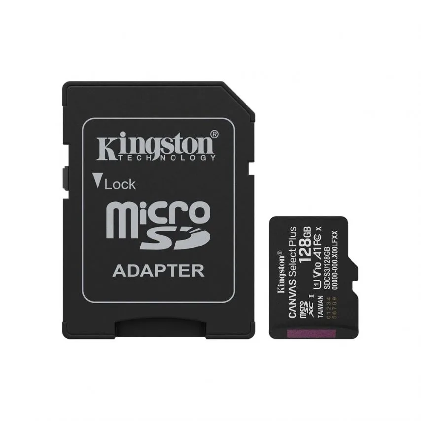Карта пам'яті Kingston MicroSDXC 128GB Class 10 UHS-I з адаптером
