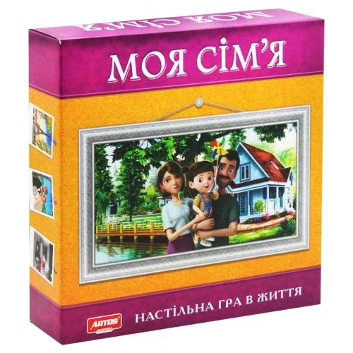 Настільна гра Artos "Моя сім'я" освітня для дітей від 6 років