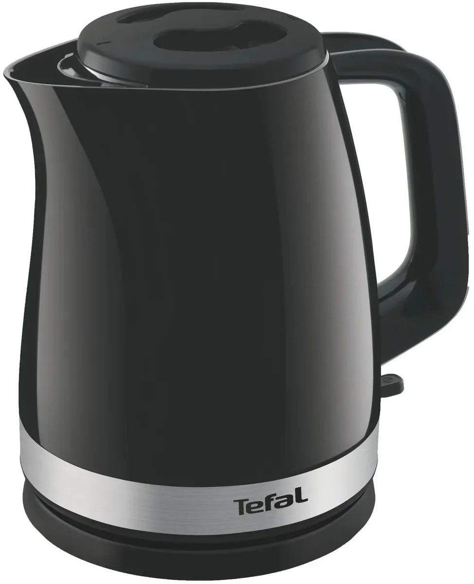 Электрический чайник Tefal Delfini 15л, пластиковый, серебристо-черный