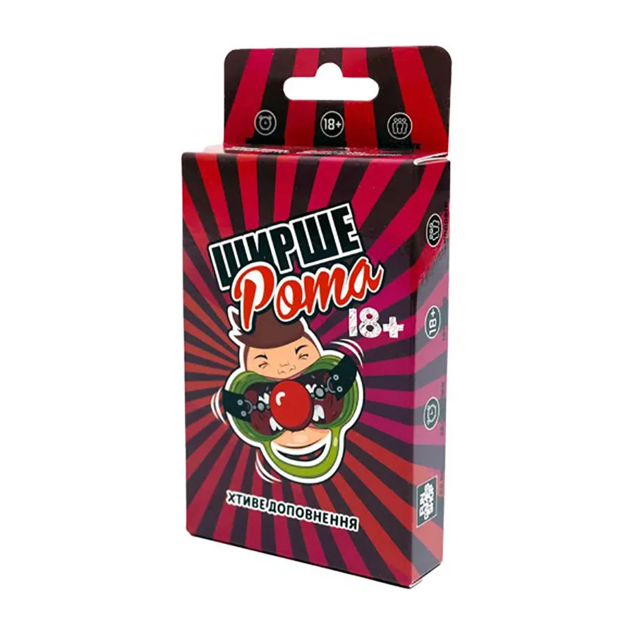 Настільна гра для дорослих Ширерот Fun Games 18+ пластикова 30х30 см біла