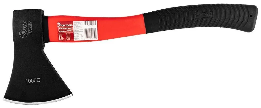 Універсальна сокира Top Tools з руків'ям зі скловолокна, 47 см, 1000 г.