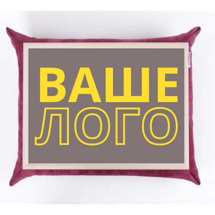Піднос на подушці акрил 47х37 см рожевий