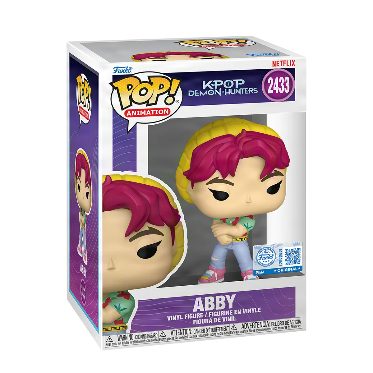 Ігрова фігурка Funko POP! вініл 9,6 см Кейпоп-мисливиці на демонів Еббі