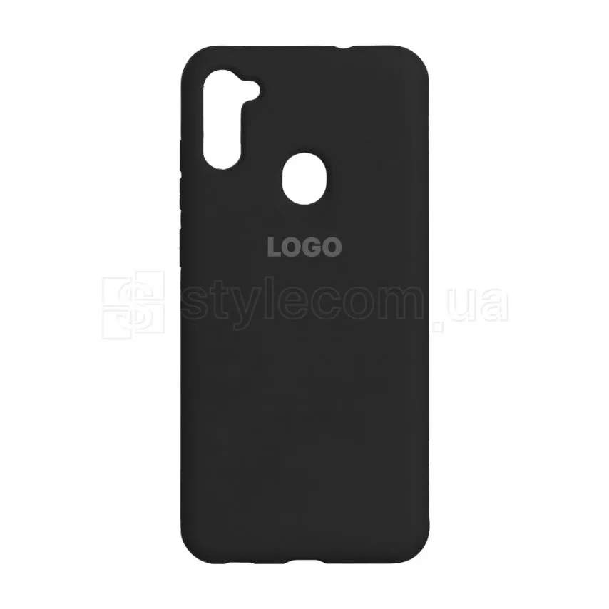 Чохол Silicone Case для Samsung чорний M11 M115 2020