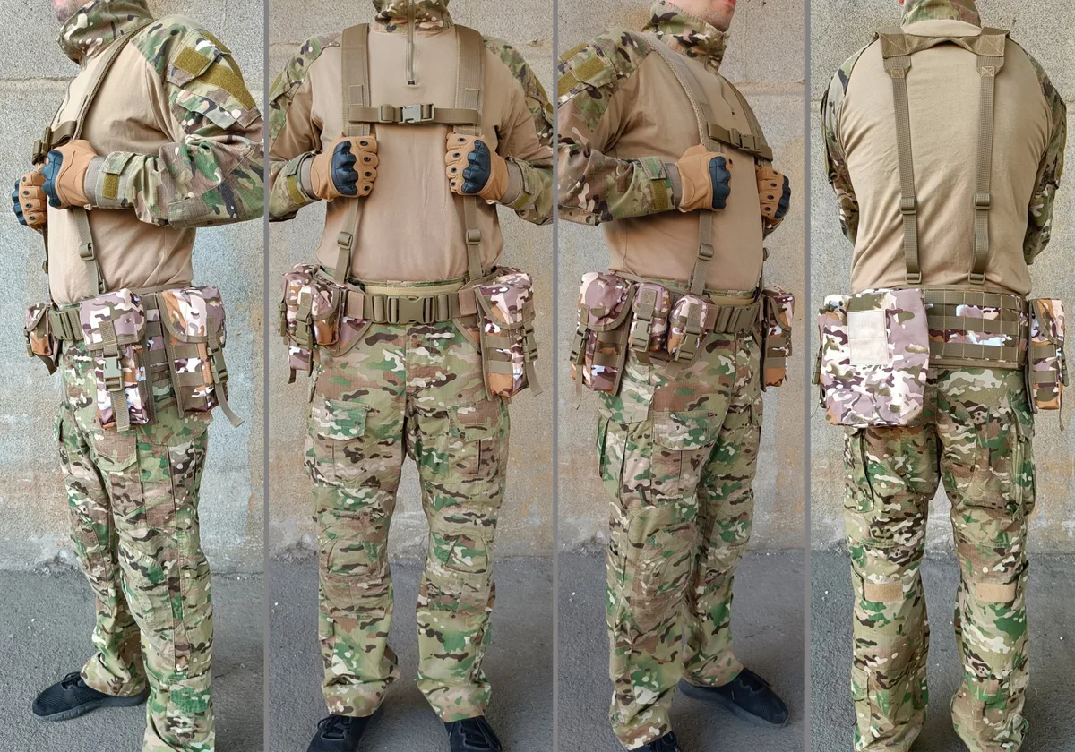 Тактичний розвантажувальний пояс Palianytsia Advanced Cordura 1050 EasyFit Multicam Arid