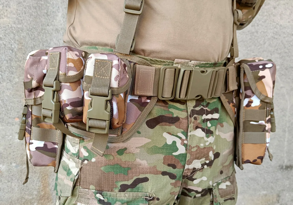 Тактичний розвантажувальний пояс Palianytsia Advanced Cordura 1050 EasyFit Multicam Arid