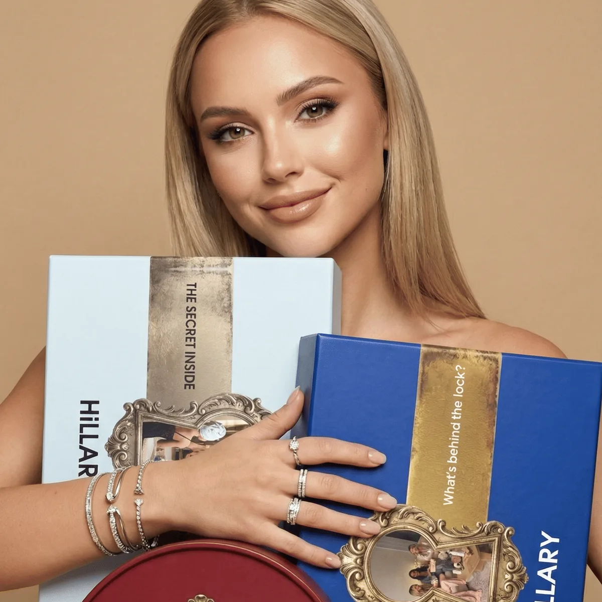 Набор Hillary Premium Secret Woman Beauty Box косметический бокс для женщин с уходом-сюрпризом подарок