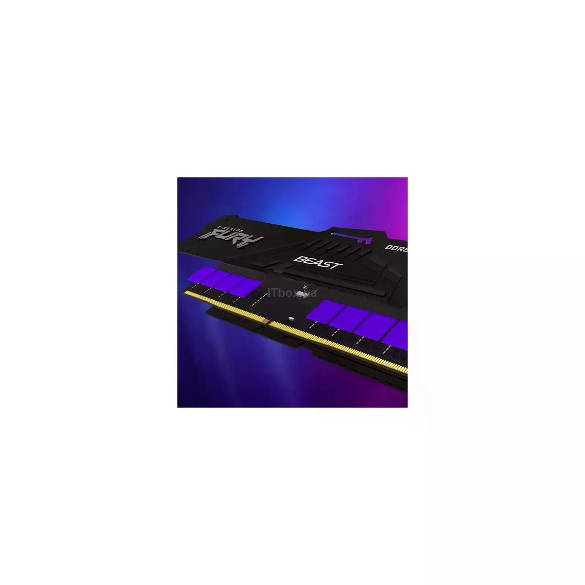 Пам'ять ПК Kingston DDR5 128GB KIT (64GBx2) 5600 FURY Beast RGB