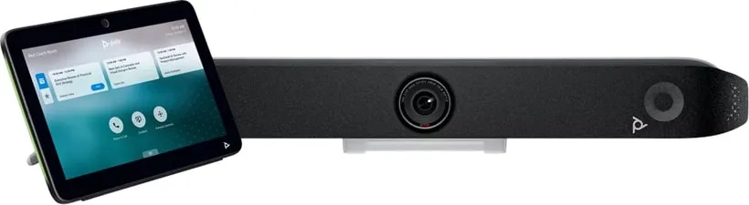 Відеотермінал Poly Studio X52 з контролером TC10, 4K, 4 х Uni-mic, радіус дії 6,09 м, 2х20 Вт динаміки, Wi-Fi 802.11ax, Android, сертифікати Microsoft Teams, Zoom, білий