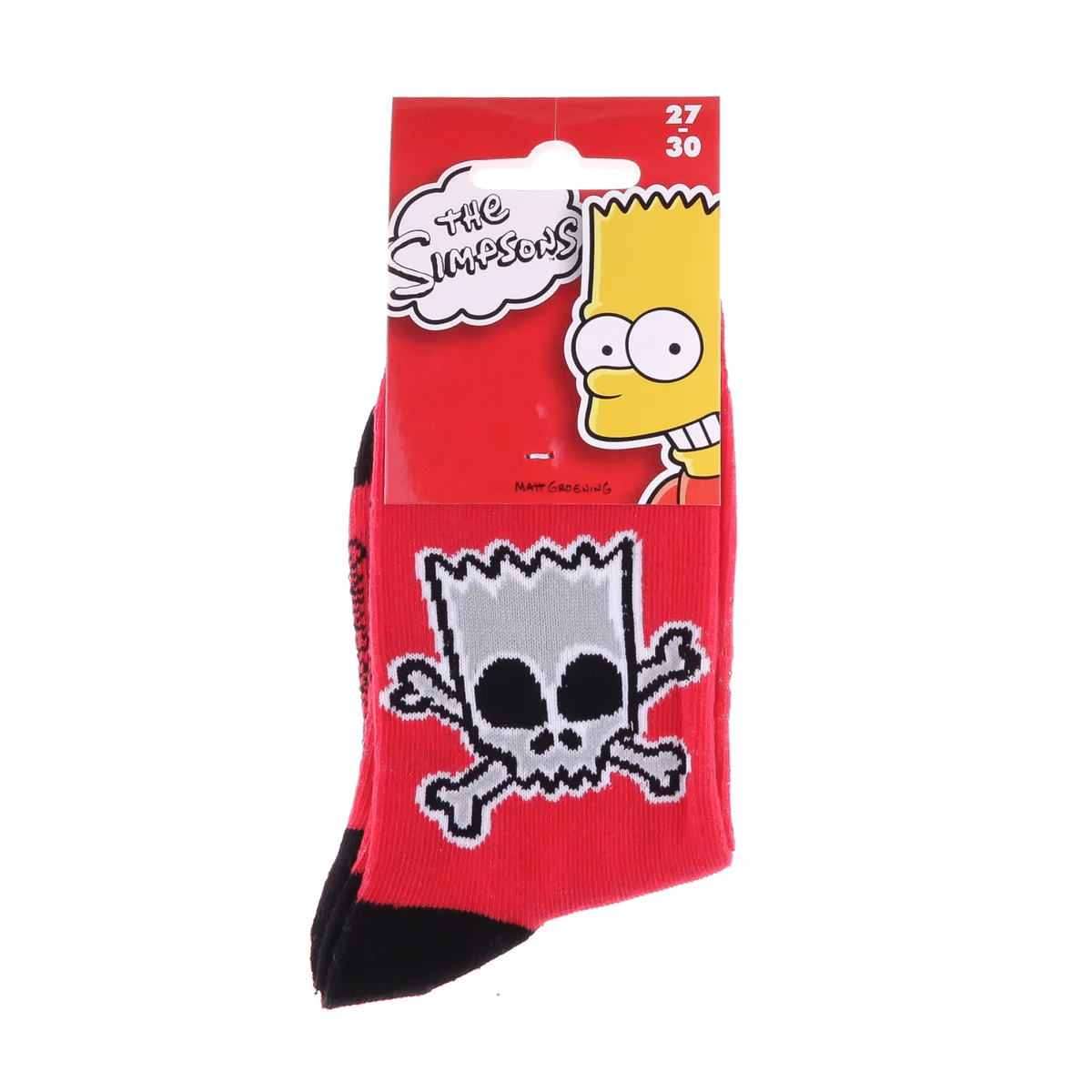 Шкарпетки SIMPSON бавовна 27-30 червоні