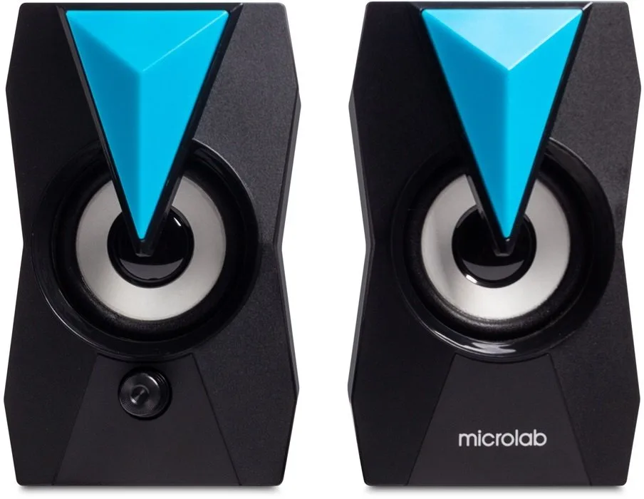 Акустична система MICROLAB B-22 2.0, USB, mini-jack, чорний