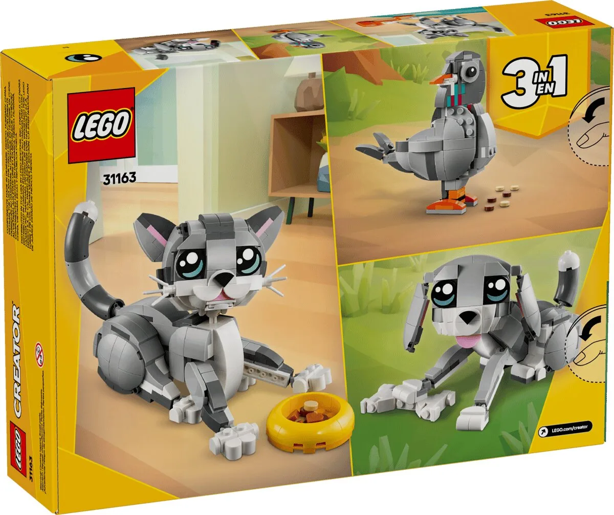 Конструктор LEGO Creator 3в1 для дітей від 8 років тварини різнокольоровий
