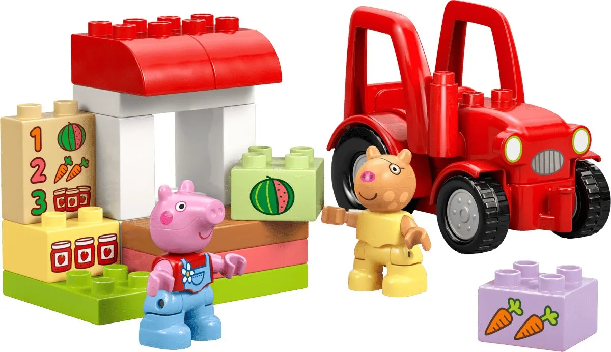 Конструктор LEGO DUPLO Peppa Pig Трактор 2+ років різнокольоровий