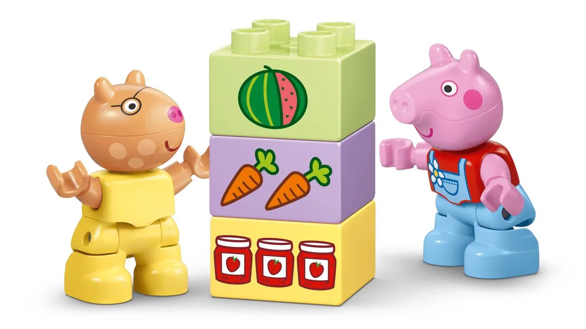 Конструктор LEGO DUPLO Peppa Pig Трактор 2+ років різнокольоровий