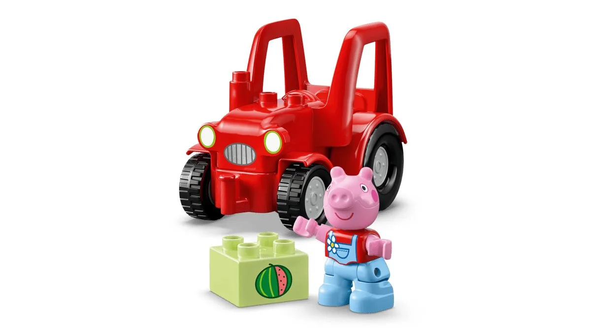 Конструктор LEGO DUPLO Peppa Pig Трактор 2+ років різнокольоровий